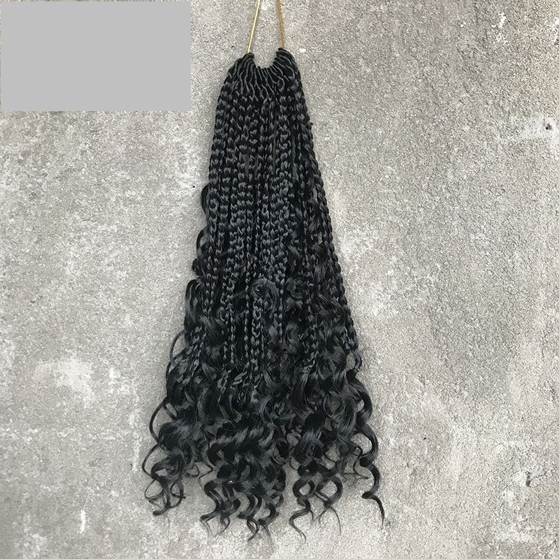 Fiber Crochet Hair Triple Braid Goddess Crochet Hair Hair Extension Long Synthetic Wigs