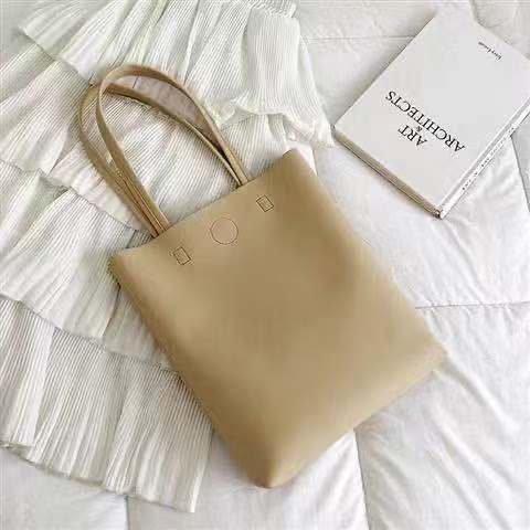 Vertical 2021 Women's Bag New Bag Korean Edition Trendy Women's Bag Shoulder Bag Large Capacity Handheld Tote Bag Wholesale black customize