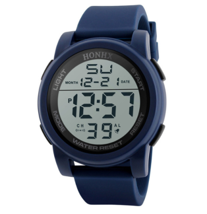 Men's Clock Sport Digital LED Waterproof Wrist Watch Luxury Men Analog Digital Stylish Mens Electronic watch Clock