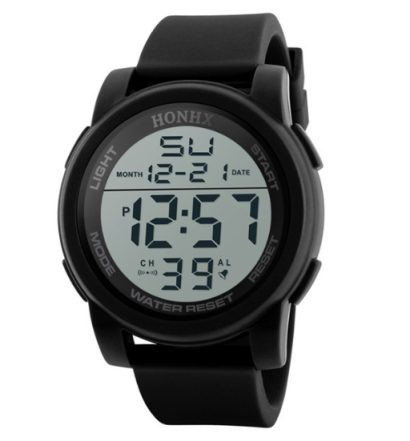 Men's Clock Sport Digital LED Waterproof Wrist Watch Luxury Men Analog Digital Stylish Mens Electronic watch Clock