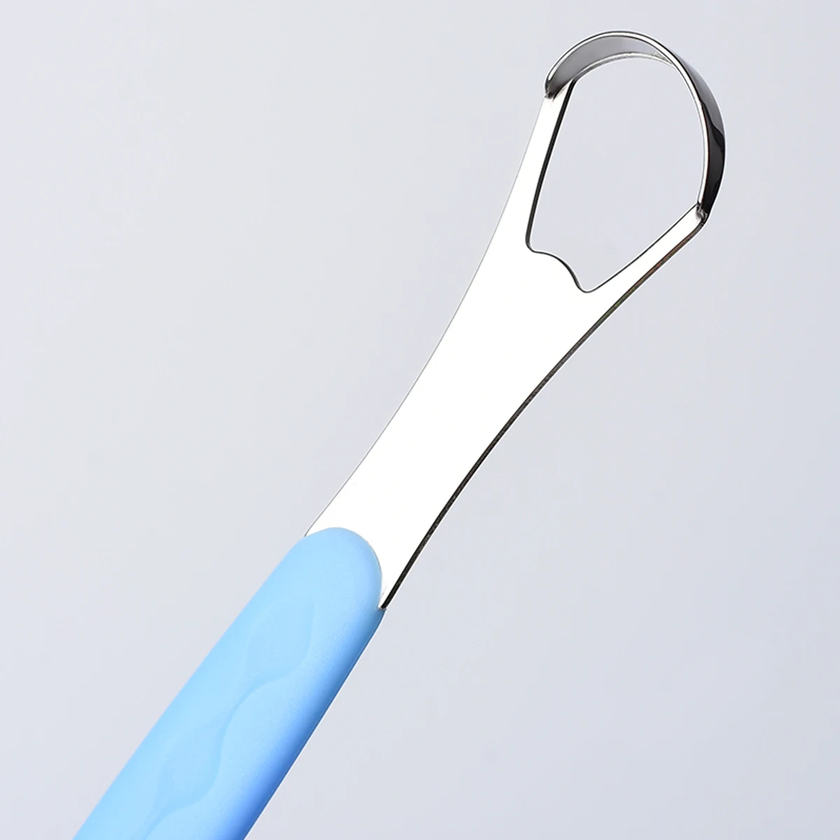 1pc Stainless Steel Tongue Scraper Cleaner for Oral Hygiene Tounge Scrapper Brush Remove Halitosis Tongue Coating