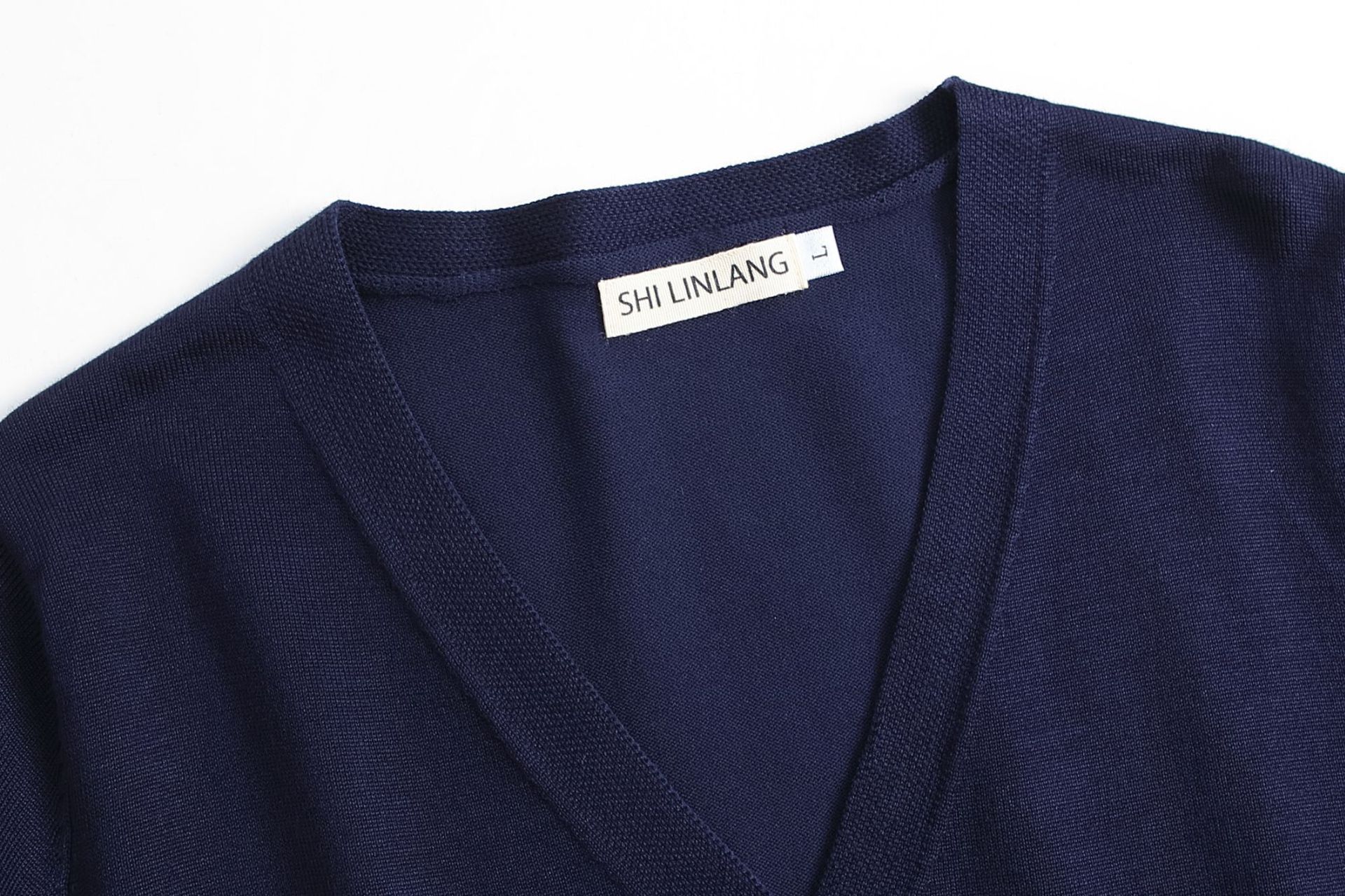 2025 Spring Clothing Long Sleeve Knitted Sweater Solid Color Simple Temperament Cardigan External Wear Women's Sweater Large Coat 200 pounds