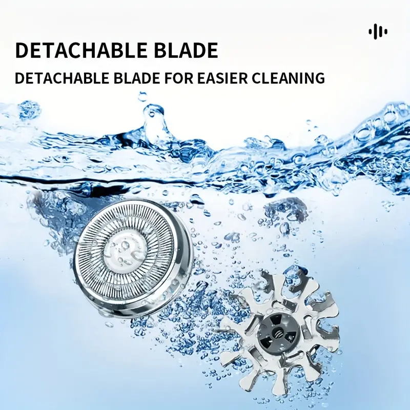 Electric Razor For Men, Mini-Shave Portable Electric Shaver, Pocket Size Portable Shaver Wet And Dry Men's Razor USB Rechargeable Shaver, Holiday Gift Blue USB Charge