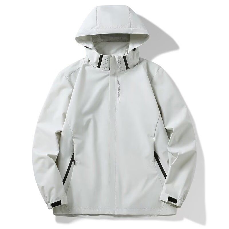 Spring and Autumn Coat Men's Trendy Brand Couple Windproof Jacket 2025 New Casual Sportswear Loose Hoodie Jacket 6266 Black M