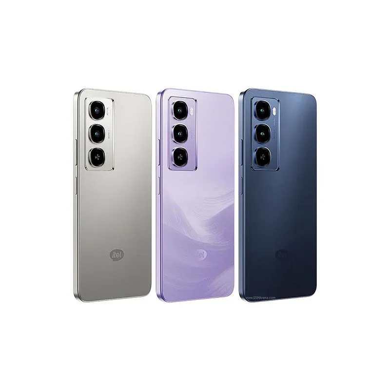 Itel CITY 100 Phone 12(4+8)GB RAM+128GB 6.75" 90Hz Display Slim Phone Dual SIM 4G Network 13MP Camera 18W Charging 5200mAh Battery Android 14 IP64 Fingerprint Unlock AI Smart Phones