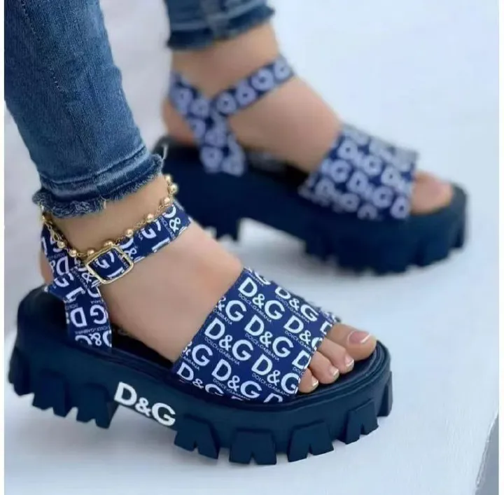 Women's New Roman Sandals, Round Toe Platform Wedge, Breathable Summer Shoes, Casual Beach Sandals, Fashionable Height Boost, Plus Size Available