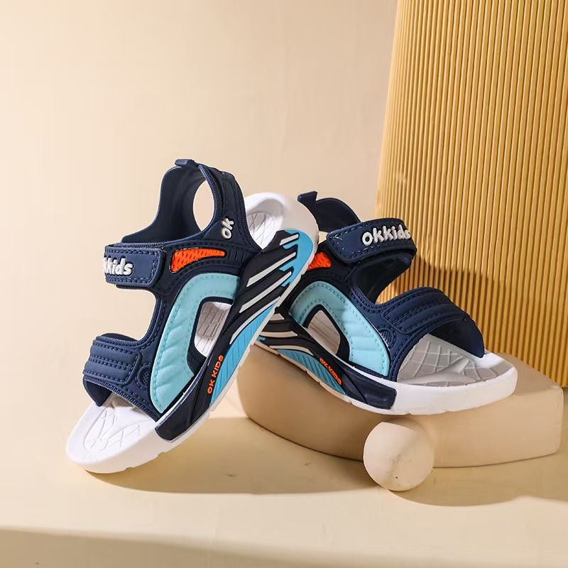 Kids Sandals Soft Sole Lightweight Boys Girls Beach Shoes Non-Slip Breathable Waterproof Summer Sports Sandals