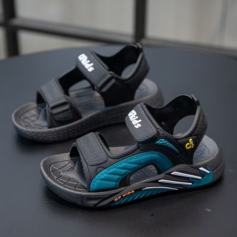 Kids Sandals Soft Sole Lightweight Boys Girls Beach Shoes Non-Slip Breathable Waterproof Summer Sports Sandals