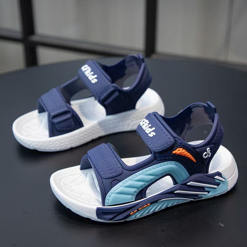 Kids Sandals Soft Sole Lightweight Boys Girls Beach Shoes Non-Slip Breathable Waterproof Summer Sports Sandals