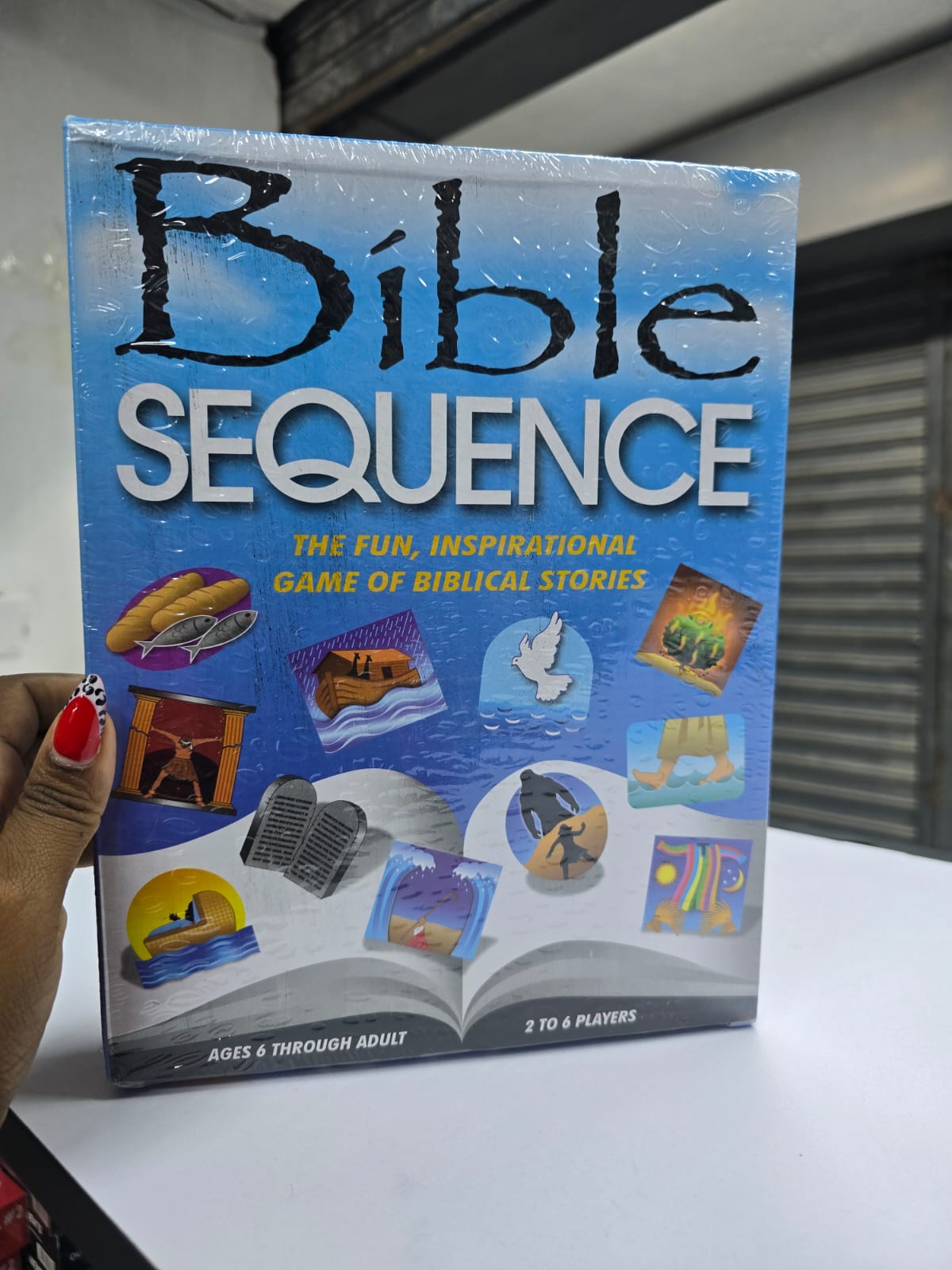 Bible Sequence Card Board Game Family Kids Christian Religious New bibilical