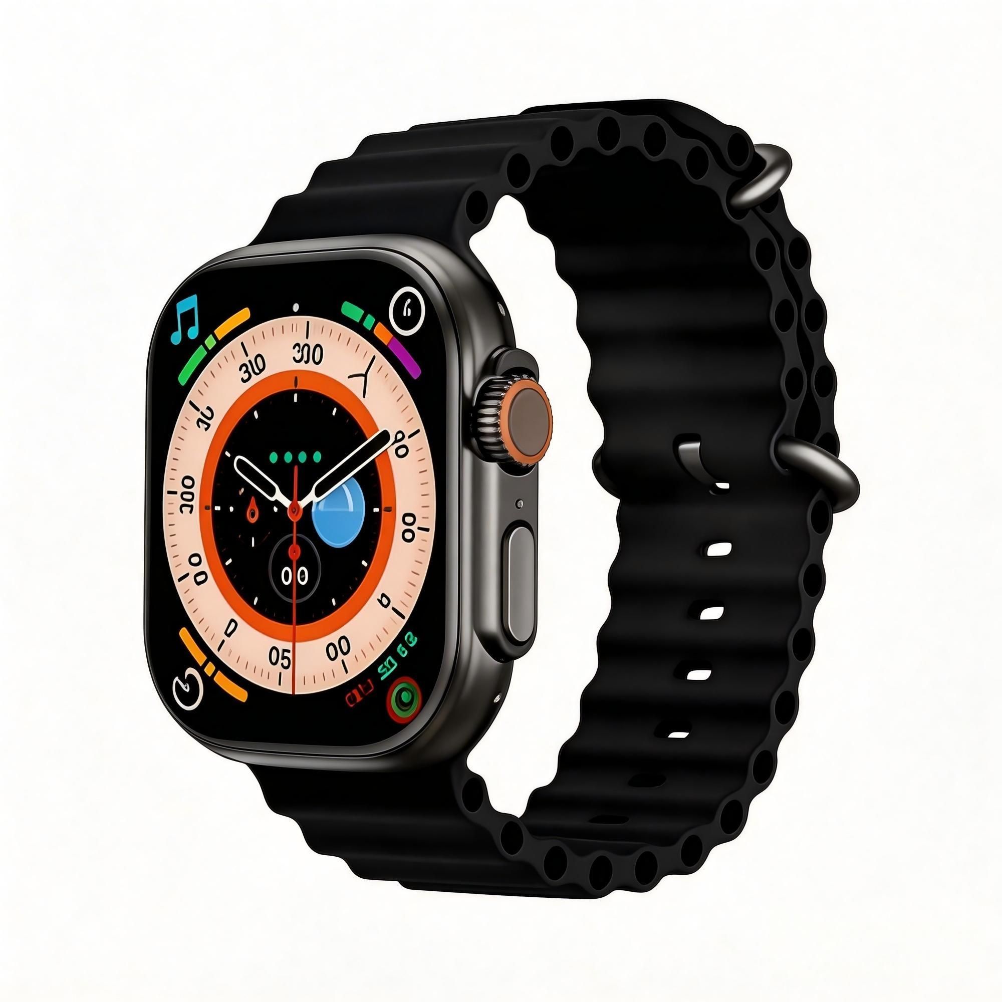New Smart Watches NUOSHI W9 2.09''  IP67 Waterproof Full Touch Wireless Charger  Sport SmartWatches Men/Women Smart Watch Heart Rate Fitness Tracker Bluetooth Call Wristwatch For All Phones