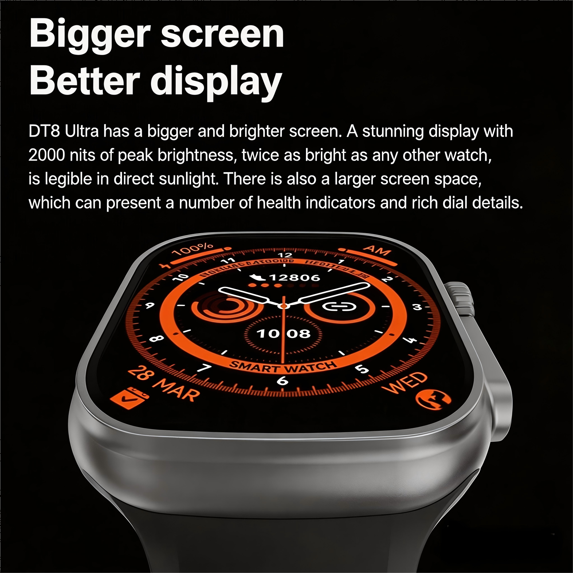 New Smart Watches NUOSHI W9 2.09''  IP67 Waterproof Full Touch Wireless Charger  Sport SmartWatches Men/Women Smart Watch Heart Rate Fitness Tracker Bluetooth Call Wristwatch For All Phones