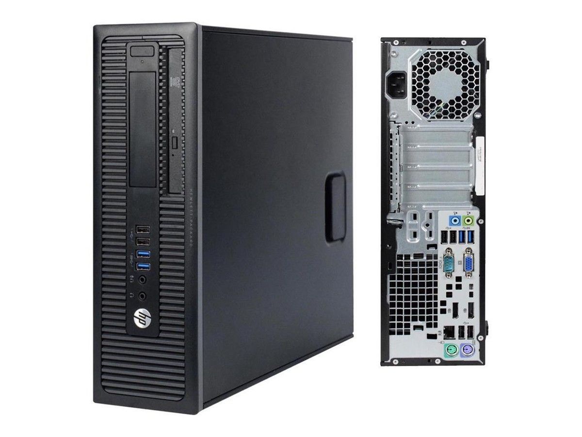 HP EliteDesk 800 G1 Desktop Computer | Intel Core i5 4th Gen | 8GB RAM | 500GB HDD | Windows 10 Pro | Compact Business PC | USB 3.0 | HDMI | Refurbished