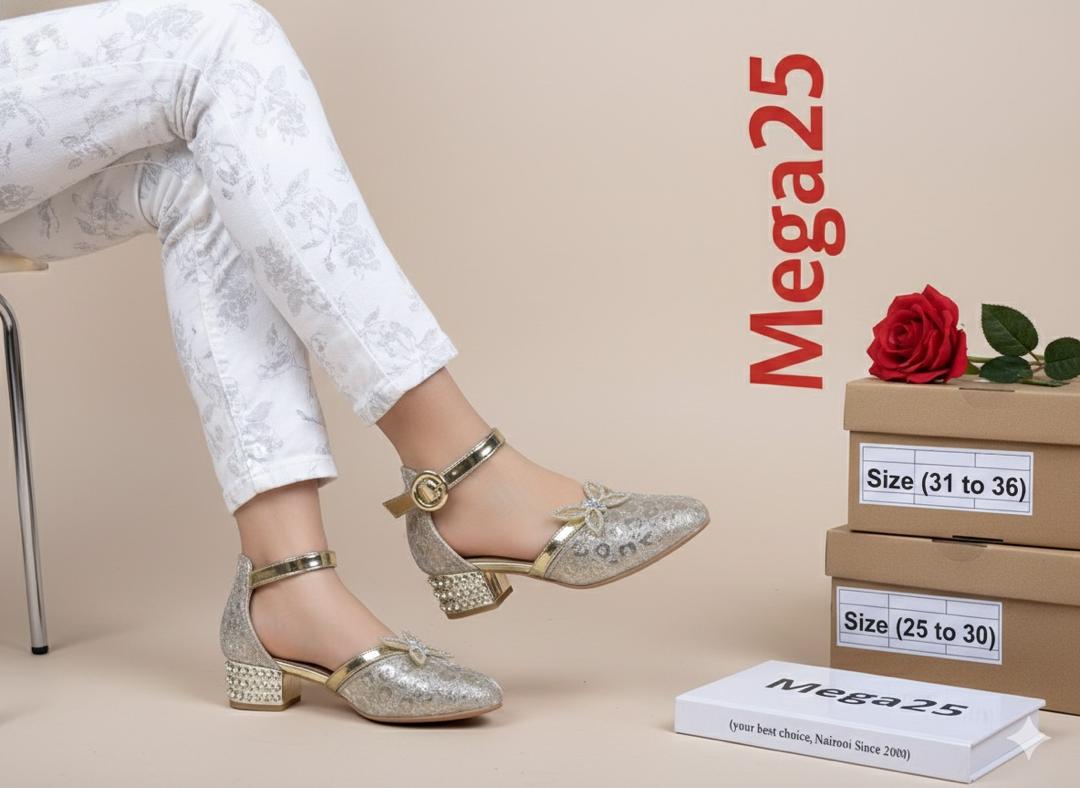 Kids Princess Wedges Children Elsa Party Dress Butterfly Pumps Little Girls Birthday Heel Princess Shoes Leather Ballerina Flats