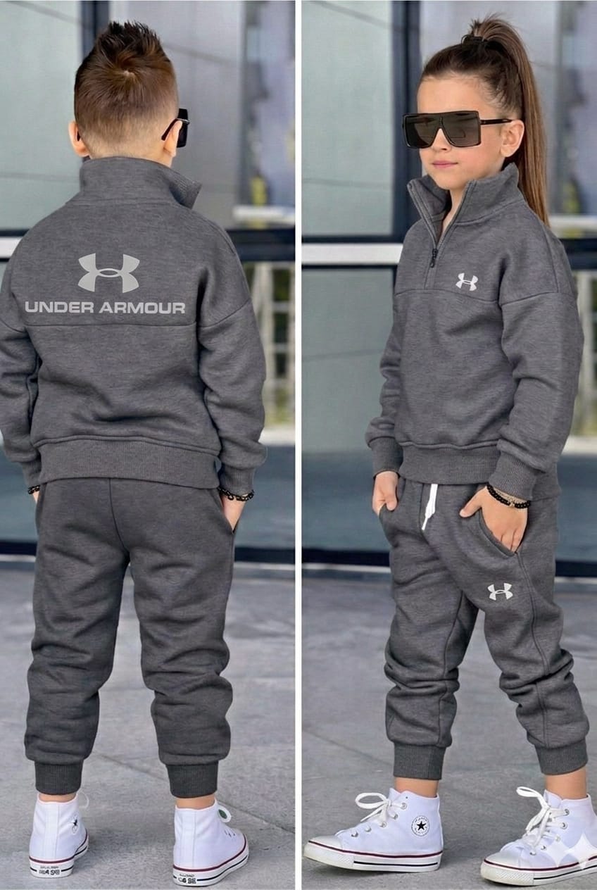 Kids Warm Tracksuit Set for Boys and Girls Ages 3-12 Years Soft Comfortable Two Piece Hoodie and Sweatpants Outfit Durable Casual Sportswear for School Play Outdoor Wear