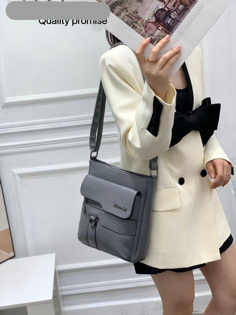 Mandy Women leather Shoulder Bag Elegant Ladies Handbag Stylish Crossbody Purse Spacious Durable Fashion Bag for Work Travel Casual Outings with Secure Zip and Adjustable Strap