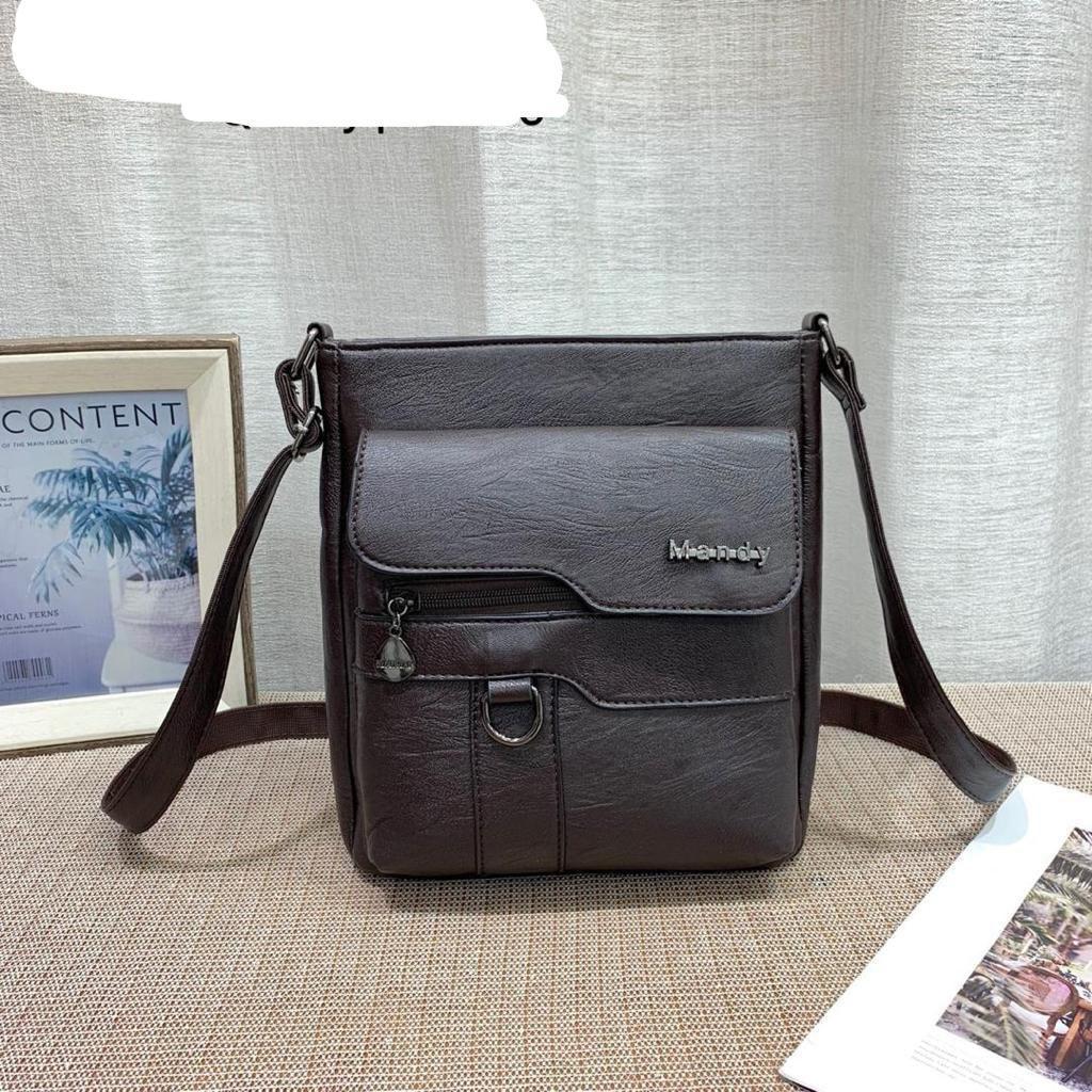 Mandy Women leather Shoulder Bag Elegant Ladies Handbag Stylish Crossbody Purse Spacious Durable Fashion Bag for Work Travel Casual Outings with Secure Zip and Adjustable Strap