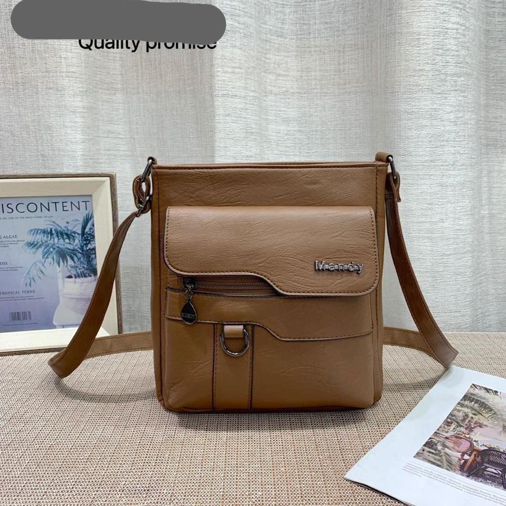 Mandy Women leather Shoulder Bag Elegant Ladies Handbag Stylish Crossbody Purse Spacious Durable Fashion Bag for Work Travel Casual Outings with Secure Zip and Adjustable Strap