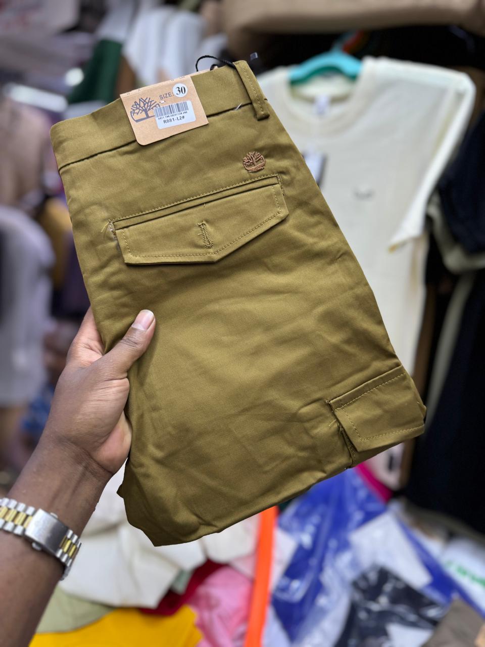 Men Khaki Shorts Premium Quality Casual Cotton Shorts Sizes 30-38 Comfortable Breathable Durable Summer Shorts for Travel Outdoor Wear Daily Casual Fashion