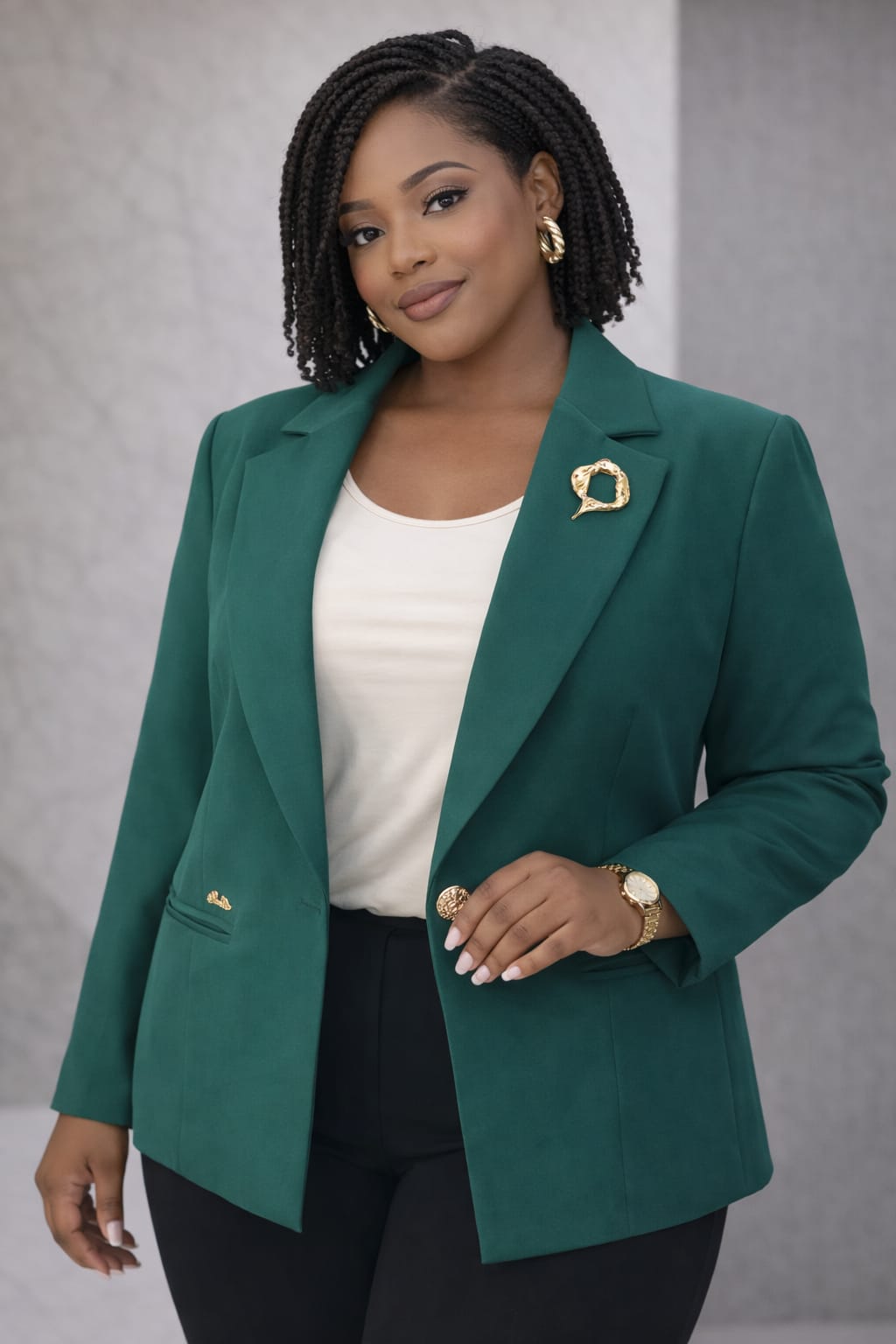 Women Official Blazer Elegant Ladies Formal Blazer Jacket Stylish Office Wear Business Suit Jacket for Women Smart Casual Work Blazer Sizes M to 6XL