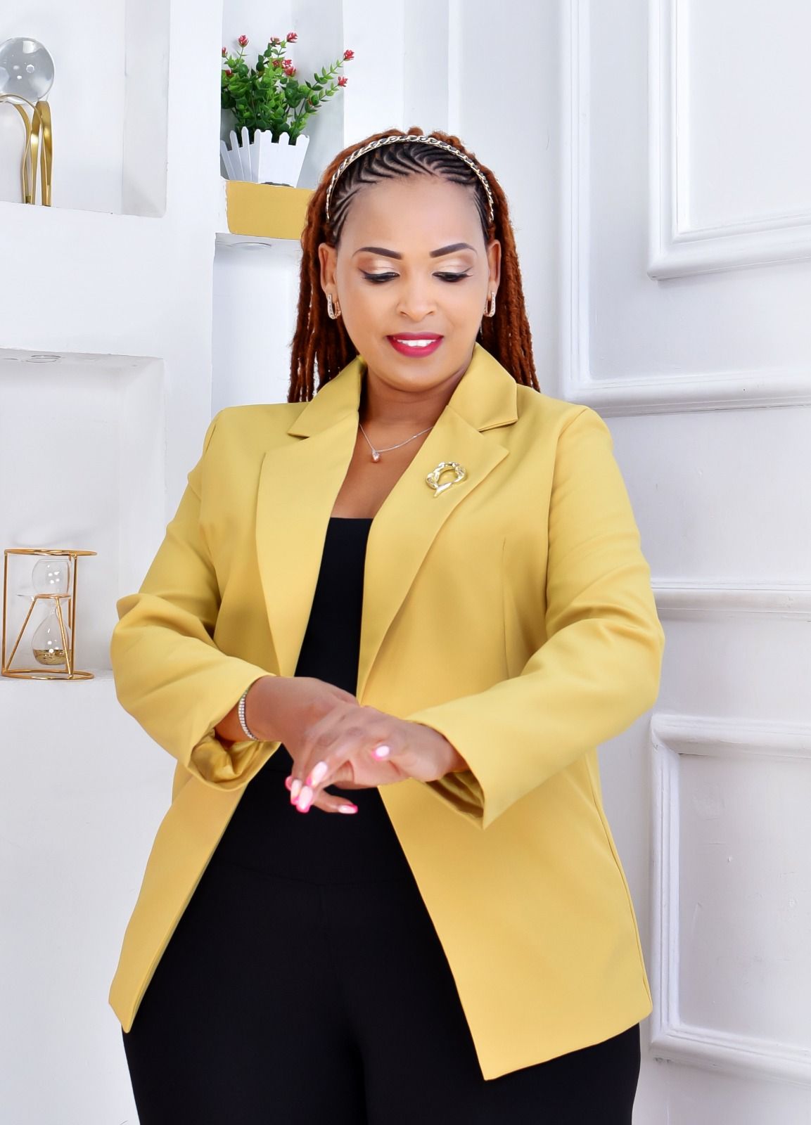 Women Official Blazer Elegant Ladies Formal Blazer Jacket Stylish Office Wear Business Suit Jacket for Women Smart Casual Work Blazer Sizes M to 6XL