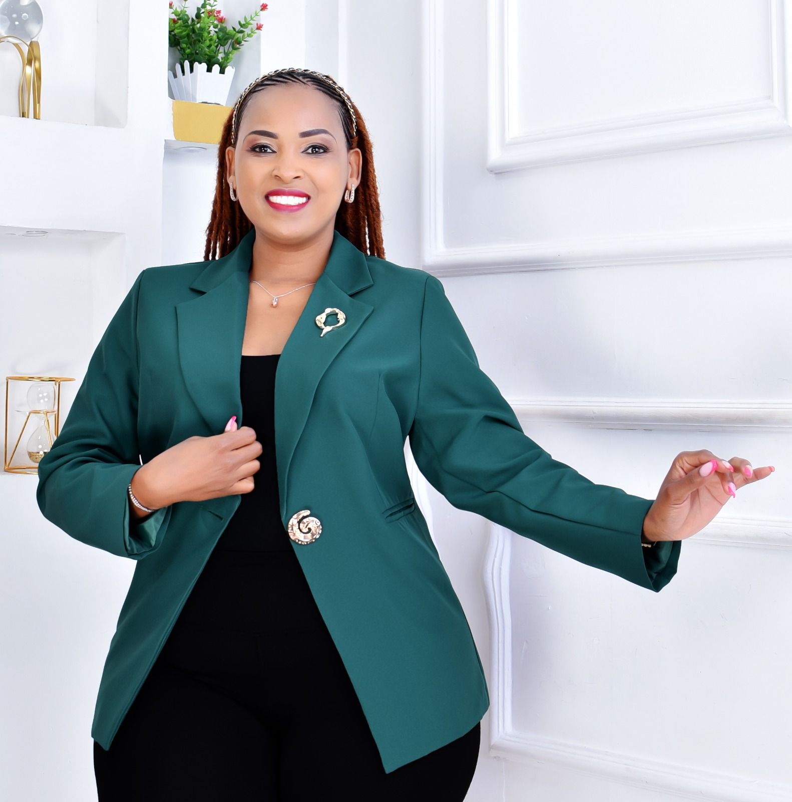 Women Official Blazer Elegant Ladies Formal Blazer Jacket Stylish Office Wear Business Suit Jacket for Women Smart Casual Work Blazer Sizes M to 6XL