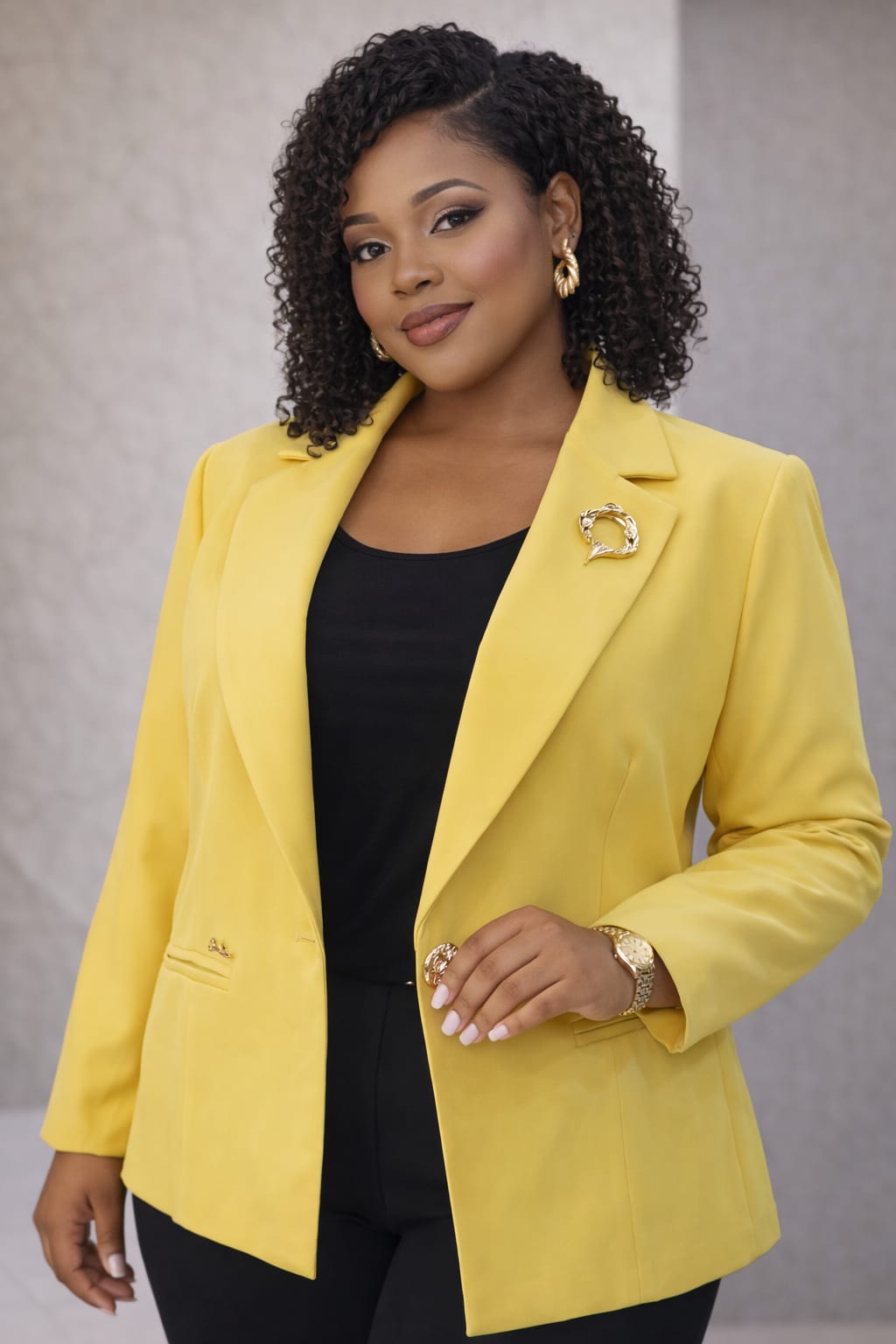 Women Official Blazer Elegant Ladies Formal Blazer Jacket Stylish Office Wear Business Suit Jacket for Women Smart Casual Work Blazer Sizes M to 6XL