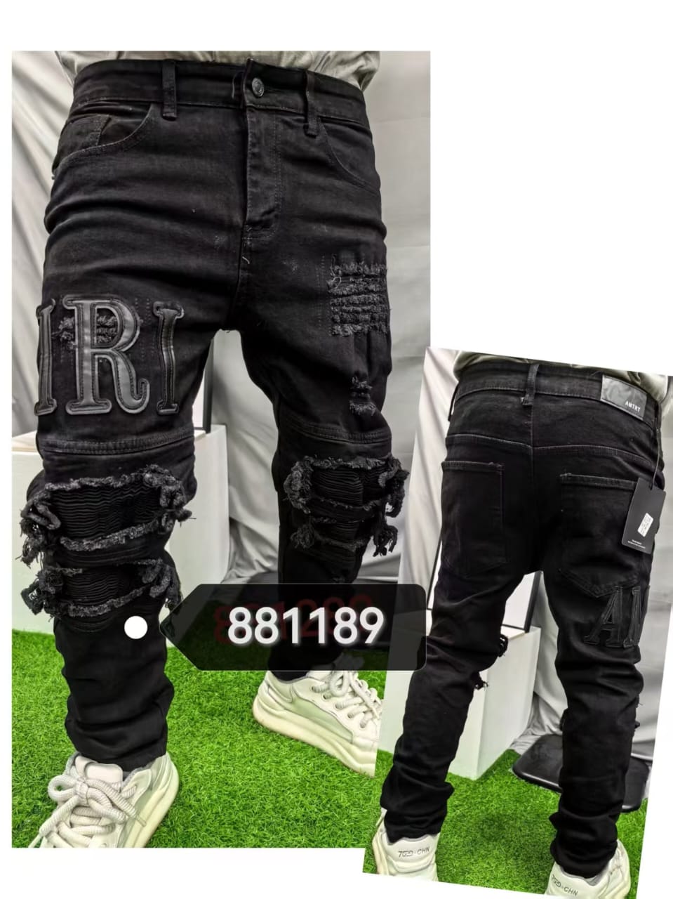 Men Ripped Designer Denim Jeans Stylish Ragged Distressed Jeans for Men Trendy Streetwear Slim Fit Fashion Denim Pants Casual Wear Durable Men Jeans Sizes 30 to 38