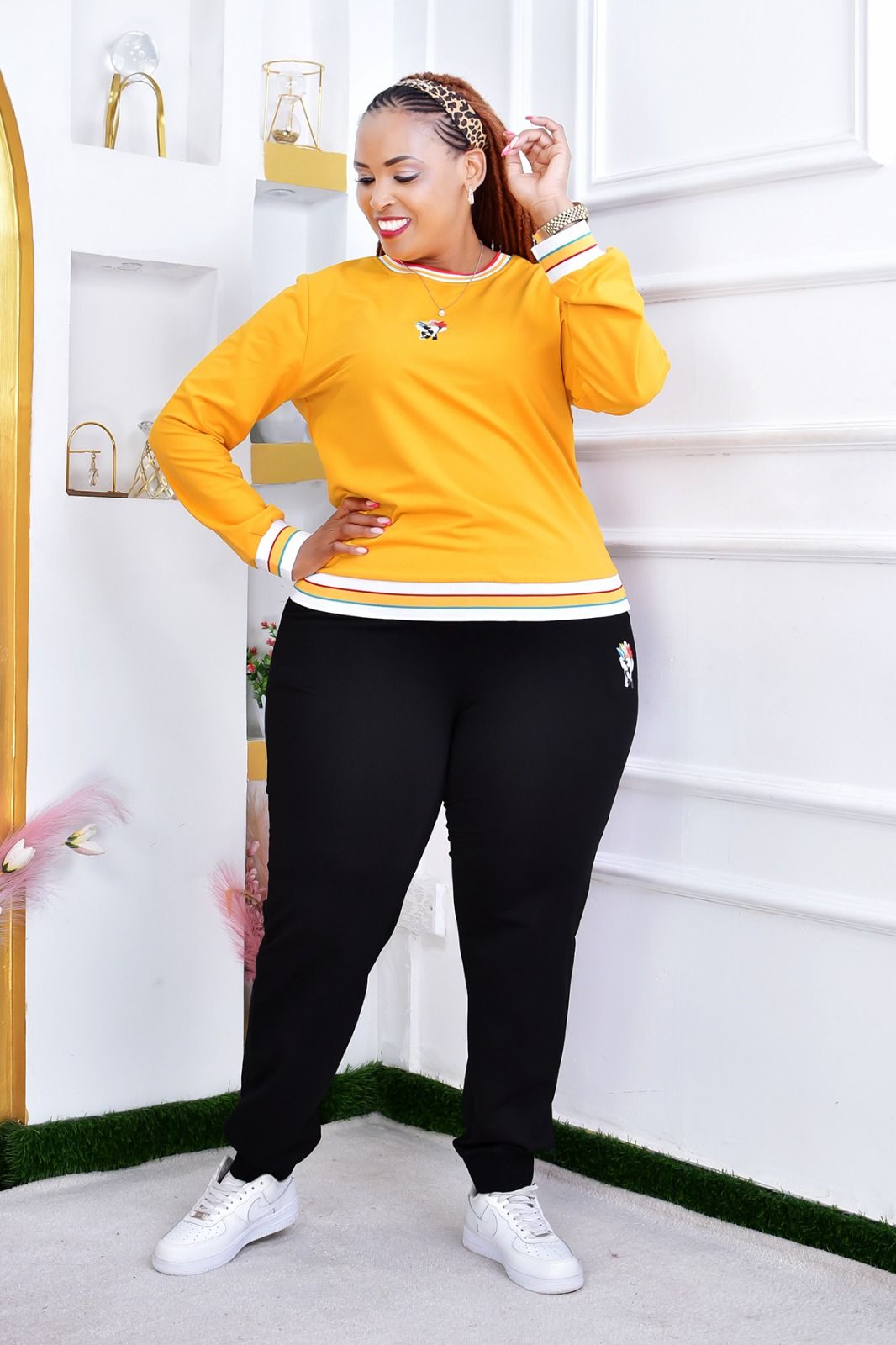 Women Semi Turkey 2 Piece Set Stylish Top and Trouser Outfit Plus Size Ladies Matching Set Comfortable Casual Elegant Wear for Office Travel Everyday Fashion Sizes XL to 5XL