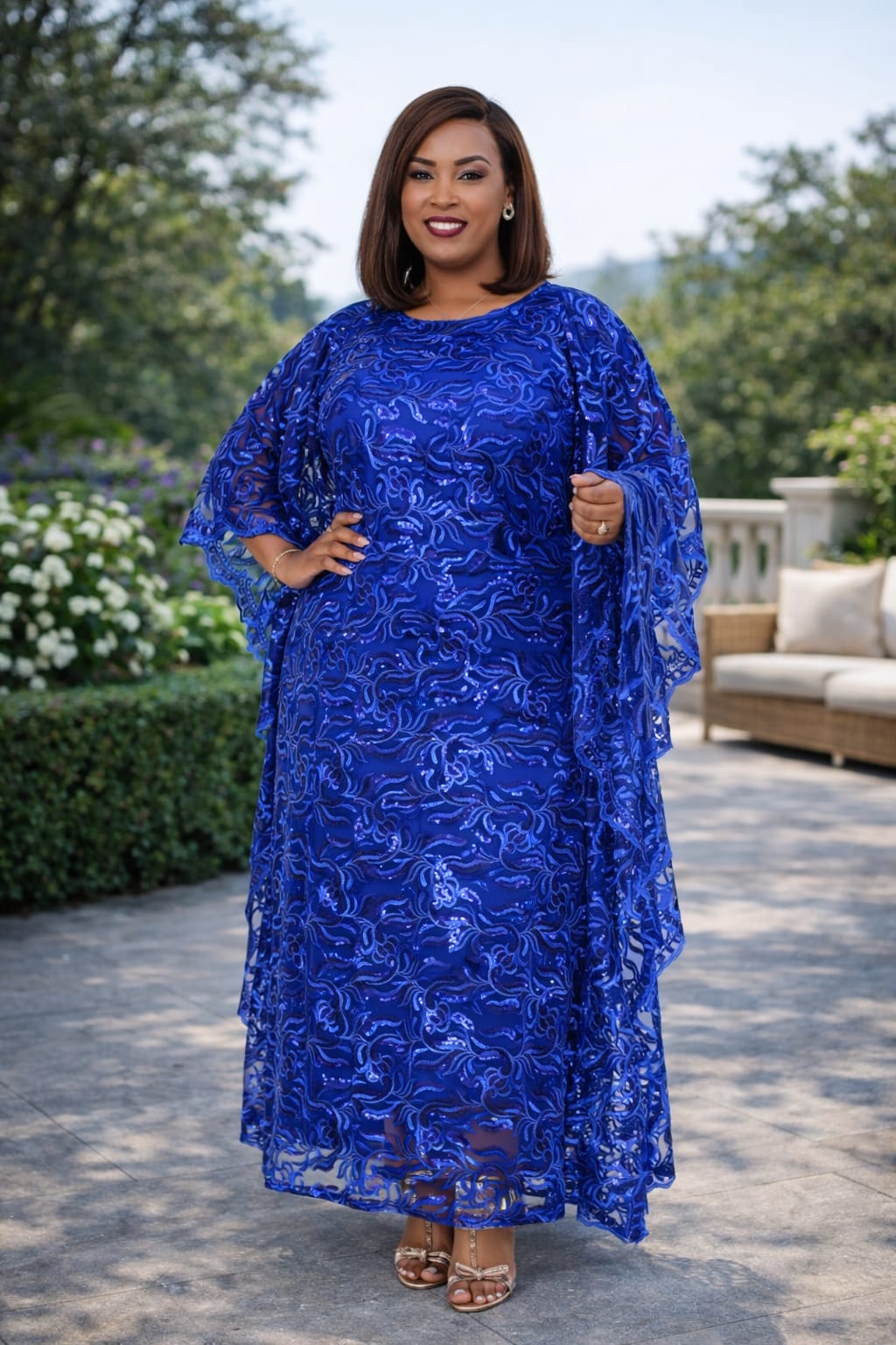 Women Embroidered Dera with Scarf Free Size Kaftan Dress Elegant Modest Outfit Stylish Ladies Loose Fit Comfortable Casual and Formal Wear for Travel Church One Size