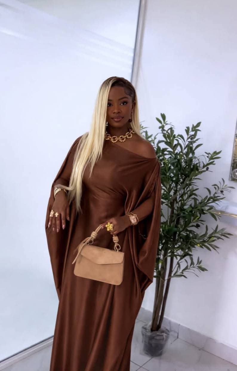 Women Kaftan Dress New Print Free Size Adjustable Belt Inside Elegant Loose Fit Comfortable Breathable Fabric Stylish Casual Wear Maxi Dress for All Body Types