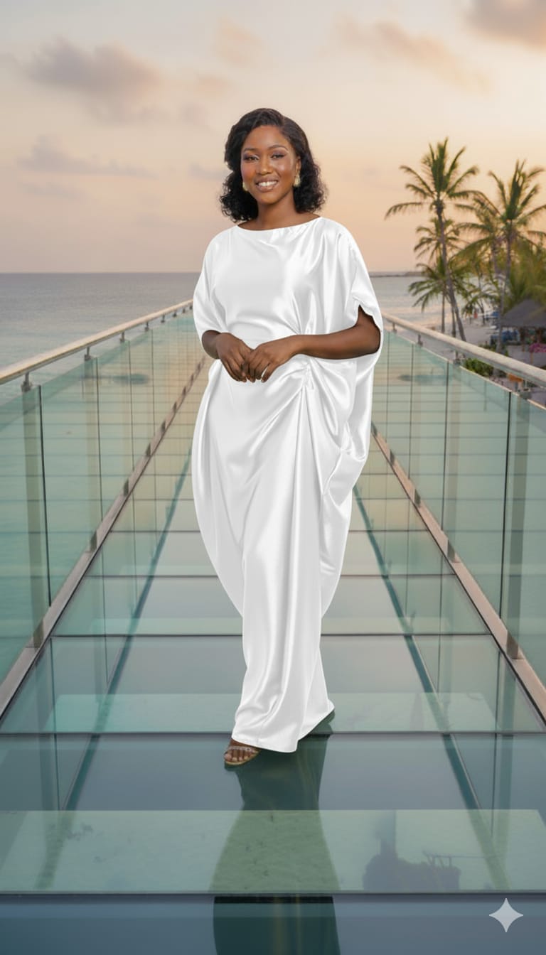 Women Kaftan Dress New Print Free Size Adjustable Belt Inside Elegant Loose Fit Comfortable Breathable Fabric Stylish Casual Wear Maxi Dress for All Body Types