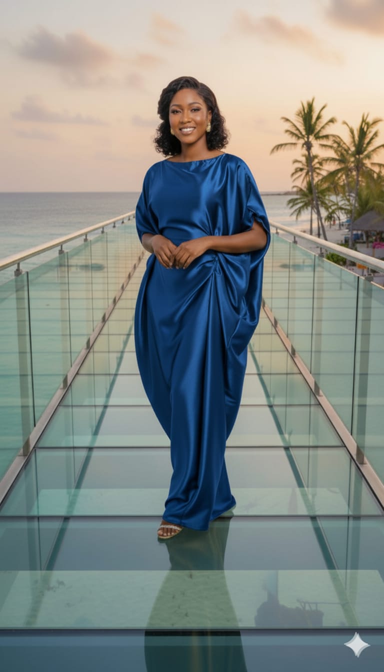 Women Kaftan Dress New Print Free Size Adjustable Belt Inside Elegant Loose Fit Comfortable Breathable Fabric Stylish Casual Wear Maxi Dress for All Body Types