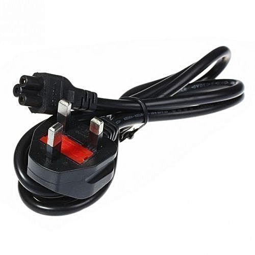 Laptop Flower Power Cable – 3-Prong AC Power Cord for Laptop Chargers, Printers & Other Electronics (Flower-Type Connector)
