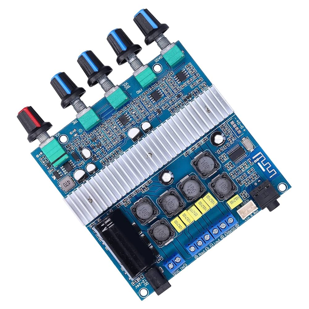 2.1 Bluetooth amplifier board (DC amplifier} TPA 3116 D2 2 X 50W +100W 12-24V