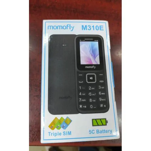 [ NEW ARRIVAL ] Momofly M310E 32 MB RAM featured phone Triple SIM Regular 5C Battery, 1.77 Inch display with Bluetooth connectivity Wireless FM and Bright Torch featured phones