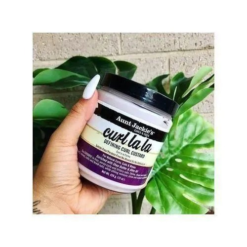 Aunt Jackie's Curl La La Defining Curling Custard ( Curling Cream ) ,curl Lala for Natural Curls, Couls and Waves Curling Cream