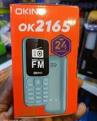 [OFFER] Oking OK2165 Dual Sim WITH TORCH 1.77 inch display Includes wireless FM radio with external earphone support, kabambe, katululu 1000mAh Battery feature phones
