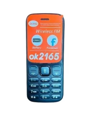 [OFFER] Oking OK2165 Dual Sim WITH TORCH 1.77 inch display Includes wireless FM radio with external earphone support, kabambe, katululu 1000mAh Battery feature phones