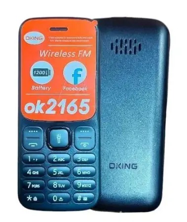 [OFFER] Oking OK2165 Dual Sim WITH TORCH 1.77 inch display Includes wireless FM radio with external earphone support, kabambe, katululu 1000mAh Battery feature phones
