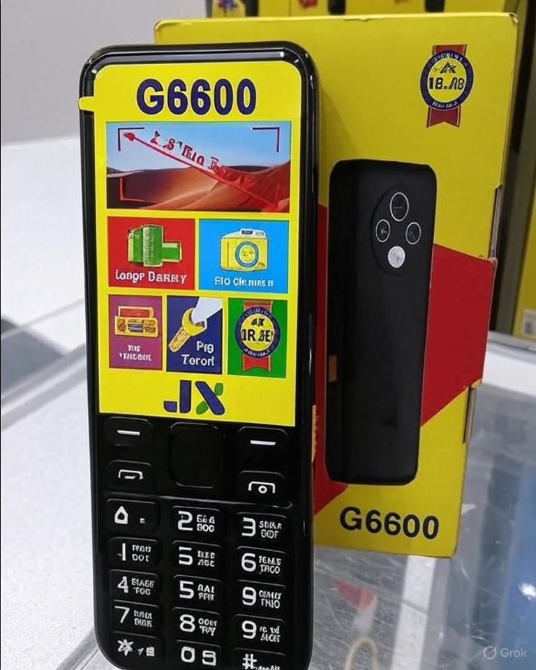 [NEW ARRIVAL!!!]JX G6600 2.8" BIG SCREEN DUAL SIM CARD WITH FACEBOOK ,BIG TORCH, 3200MAH BATTERY, WIRELESS FM MULIKA MWIZI/KABAMBE/KATULULU/BUTTON PHONE - FEATURED PHONE