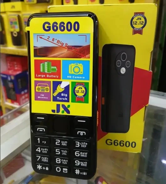 [NEW ARRIVAL!!!]JX G6600 2.8" BIG SCREEN DUAL SIM CARD WITH FACEBOOK ,BIG TORCH, 3200MAH BATTERY, WIRELESS FM MULIKA MWIZI/KABAMBE/KATULULU/BUTTON PHONE - FEATURED PHONE