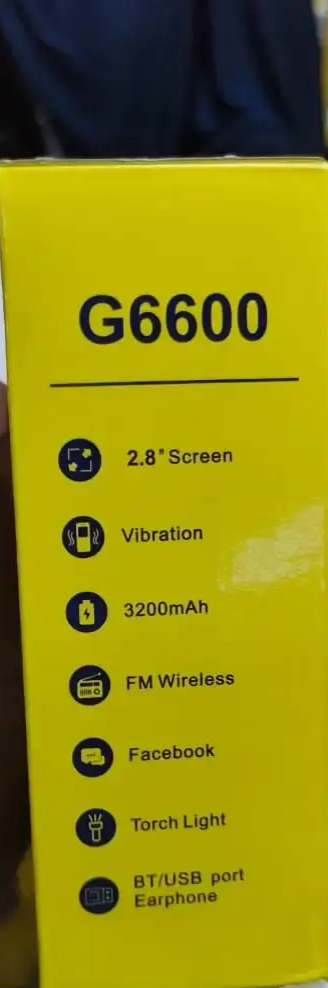 [NEW ARRIVAL!!!]JX G6600 2.8" BIG SCREEN DUAL SIM CARD WITH FACEBOOK ,BIG TORCH, 3200MAH BATTERY, WIRELESS FM MULIKA MWIZI/KABAMBE/KATULULU/BUTTON PHONE - FEATURED PHONE