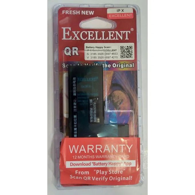 EXCELLENT iPhone X Battery - Replacement Phone Battery