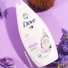 Dove Relaxing Coconut Milk And Jasmine Petals Body Wash 500ml nourish your skin while providing a calming shower experience