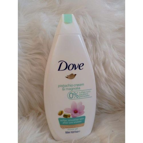Dove Pistachio Cream & Magnolia Moisturizing Shower Gel for Soft Smooth Skin, Sulfate Free Body Wash 500ml