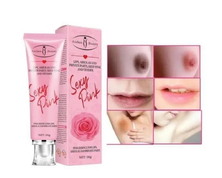 Aichun Beauty Sexy Pink Essence For Lips Areolas And Private Parts 30g - Pink Essence Sexy Pink Lips Rosy Tinted Lip Therapy Treatment Care Balm Lip Tint Pink Lips Areolas Private Parts