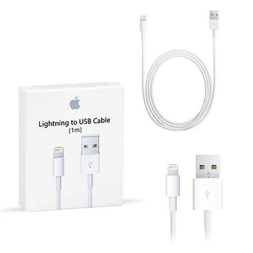 Lightning to USB Charging & Data Cable 1 Meter – Fast Charging, Durable Sync Cable for iPhone, iPad & iPod Compatible with USB Power Adapters
