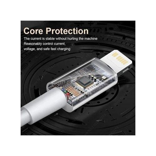 Lightning to USB Charging & Data Cable 1 Meter – Fast Charging, Durable Sync Cable for iPhone, iPad & iPod Compatible with USB Power Adapters