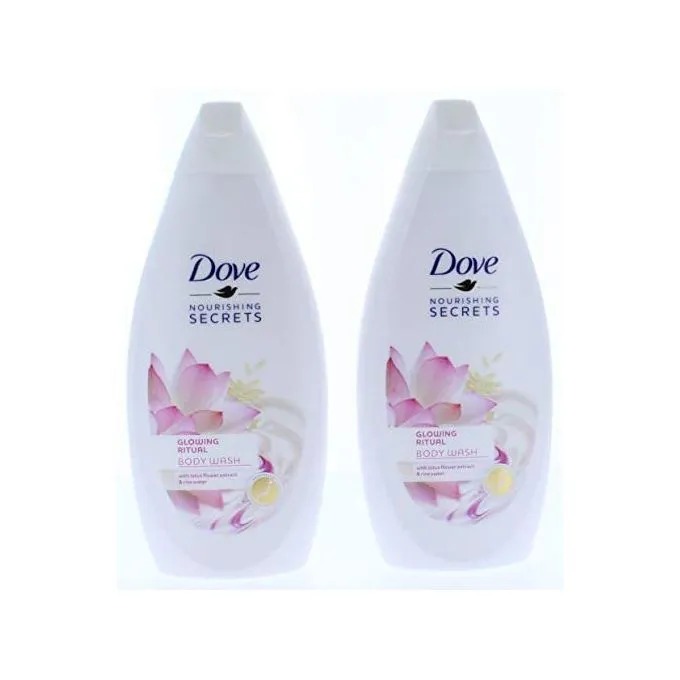 Dove Nourishing Secrets Glowing Ritual Body Wash With Lotus Flower Extracts & Rice Water – 500ml Brand: Dove - Gives you softer, smoother skin after just one shower